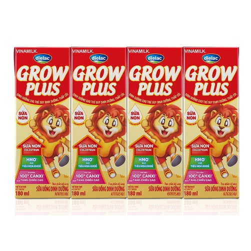 [HSD T01-2024] Combo 24 Hộp Sữa Dielac Grow Plus (Sữa Non) - 24 hộp x 180ml