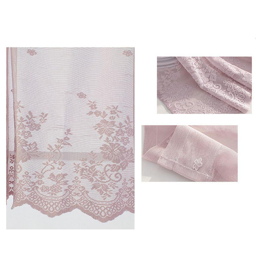 Rèm Cửa Sổ Vải Jacquard Phối Ren Dành Cho Phòng Khách / Phòng Ngủ / Quán Cà Phê / Cửa S