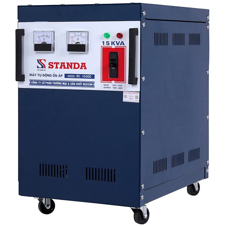 Ổn áp standa 15kva dải 150v-250v chính hãng dây đồng 100% giá cực tốt