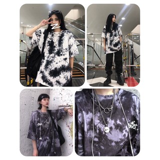 Áo Thun Loang Màu unisex màu tối