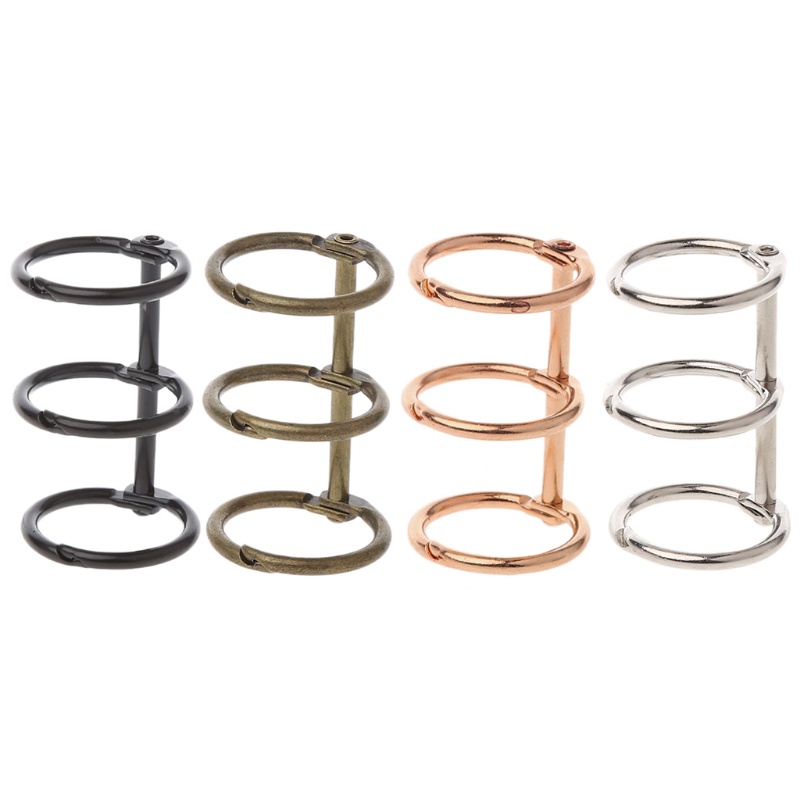 Kẹp Kim Loại 3 Lỗ Chuyên Dụng Cho Sổ Tay / Nhật Ký / Ảnh