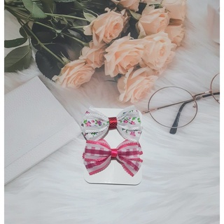Set 2 kẹp tóc nơ xinh cho bé