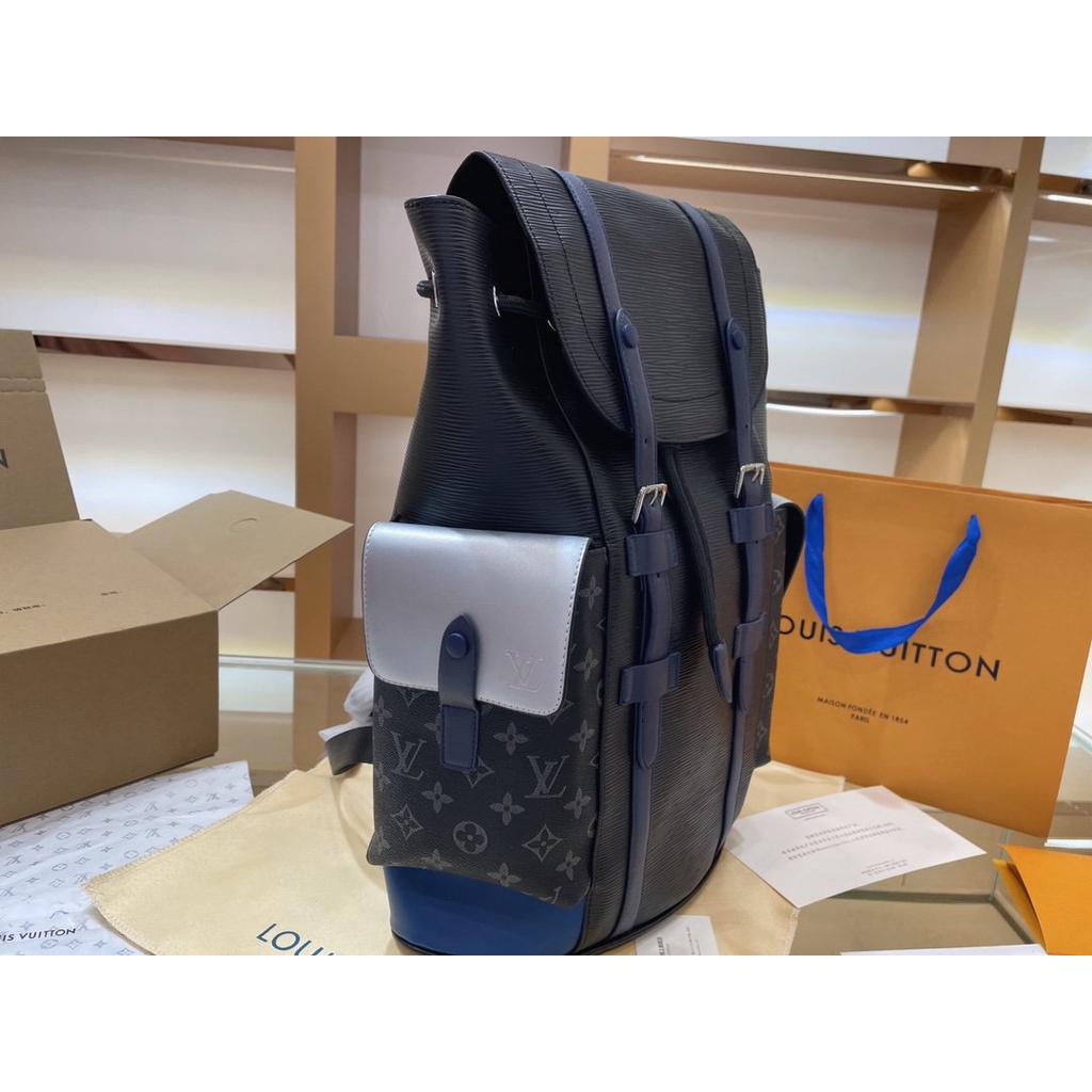 LOUIS VUITTON Ba Lô Thể Thao LV Chất Liệu Da Kích Cỡ Lớn Thời Trang Dành Cho Nữ