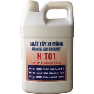 Nước tẩy sàn nhà HT01-TVS 1.8Lit, tẩy rong rêu, xi măng, keo chà ron, gạh cũ bẩn sạch như mới