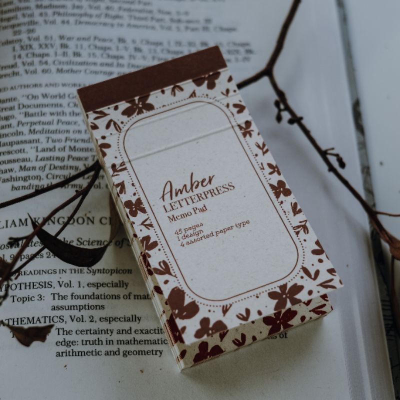 𝓚𝓻𝓲𝓼𝓷𝓪.𝓻𝓸𝓸𝓶 ♡ Hãng Meow Illustration- Set 4 tờ giấy note trang trí 𝑨𝒎𝒃𝒆𝒓 𝑳𝒆𝒕𝒕𝒆𝒓𝒑𝒓𝒆𝒔𝒔
