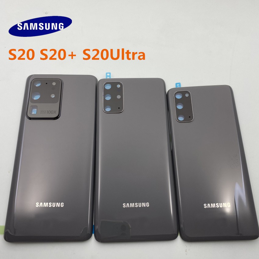 Vỏ thay nắp lưng kính Samsung S20 / S20 Plus / S20 Ultra với ống kính máy ảnh