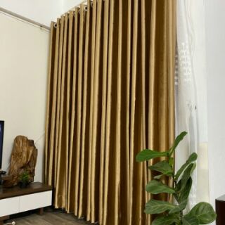 Rèm vải ore cản nắng, cản sáng (tặng kèm vén rèm )