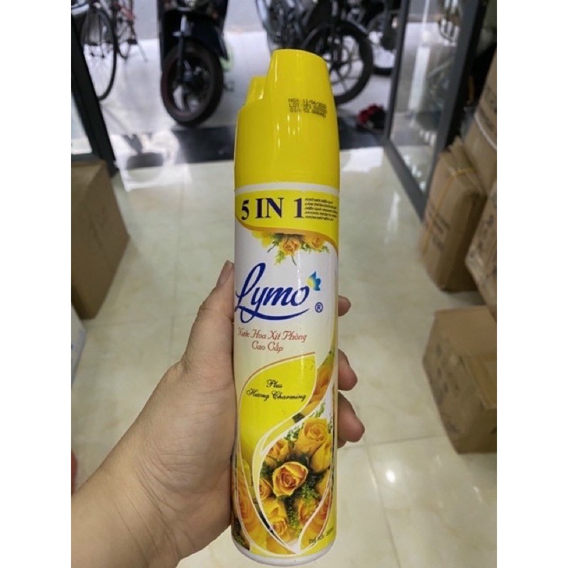 XỊT PHÒNG CAO CẤP LYMO 250ml  BAO THƠM NGẤT NGÂY