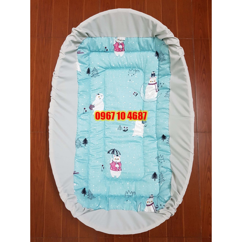 Nệm lót nôi tre nằm võng cho bé