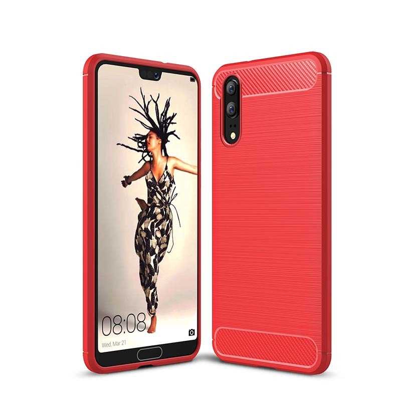 Ốp lưng điện thoại thời trang bằng Silicone mềm chống sốc cho Huawei P20 Huawei P20 Pro 5.7"