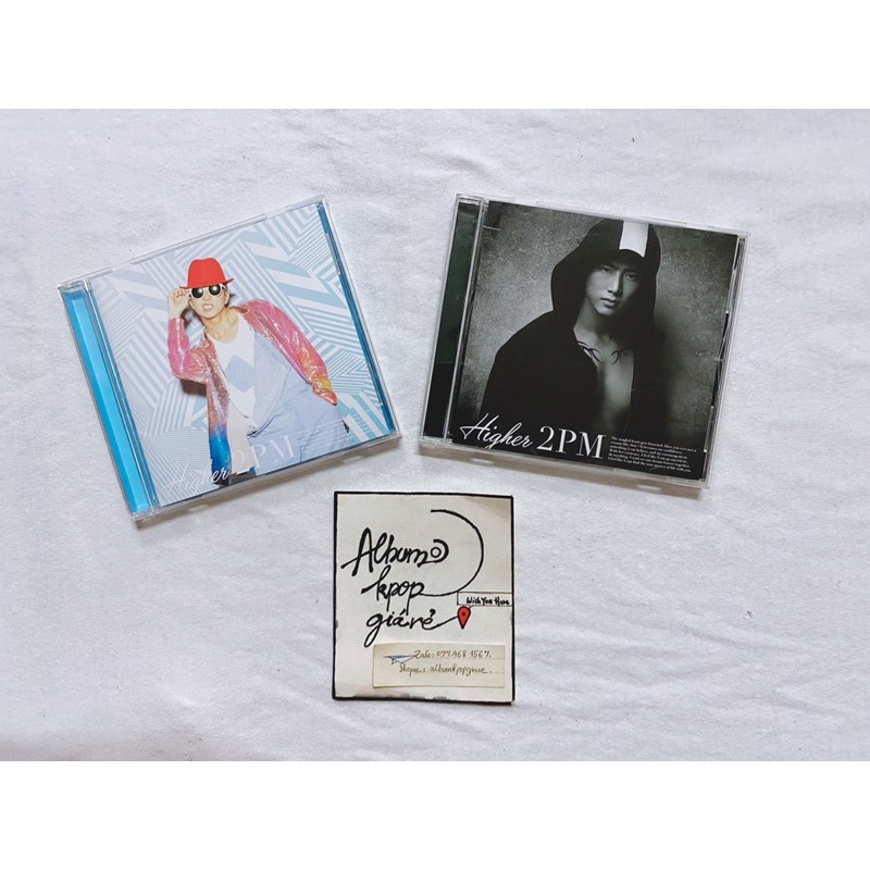 2pm album ver Nhật Higher đã khui seal, gồm CD và mini booklet như hình.