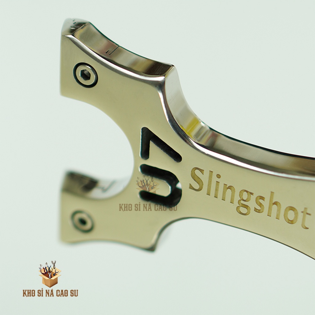 [SIÊU XỊN] Ná Cao Su U7 Ngôi Sao Inox 304 Chống Gỉ, Sáng Bóng, Cầm Chơi Rất Chắc Tay, Đàm Tay Cho Lực Tốt