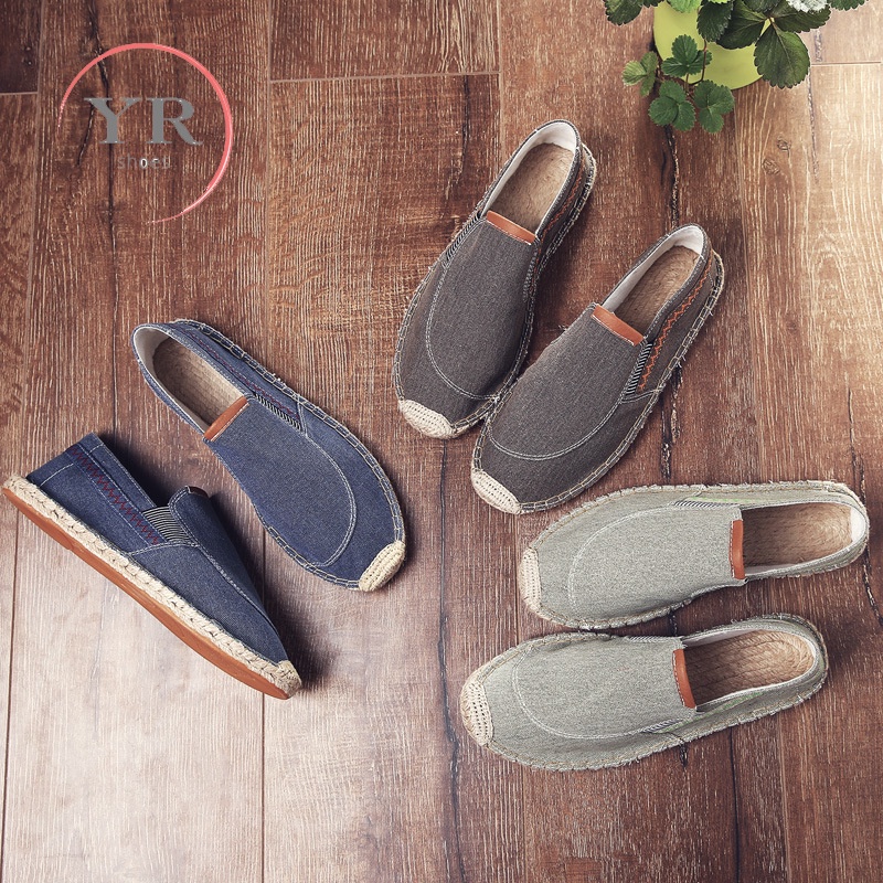 Giày Lười Canvas Thiết Kế Thời Trang Cho Nam Nữ