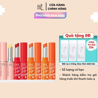 Son dưỡng ẩm môi, ngừa thâm, chống lão hoá môi DHC không màu Lip Cream 1.5g Nhật Bản - Chính hãng