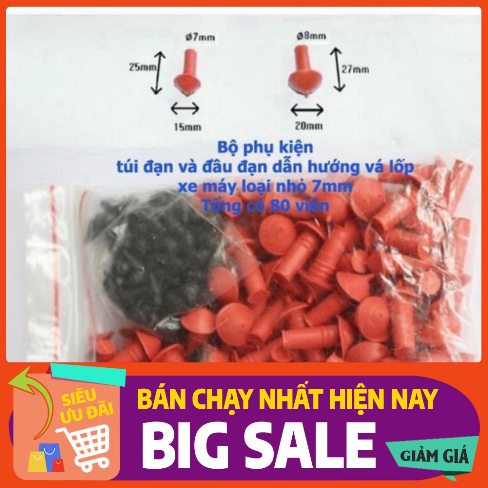 [FREE SHIP] 💥[FREE SHIP]💥Bộ vá lốp xe máy không săm xăm Tặng 40 đạn vá lốp Đa Năng Tiện Dụng 💥SIÊU HOT💥