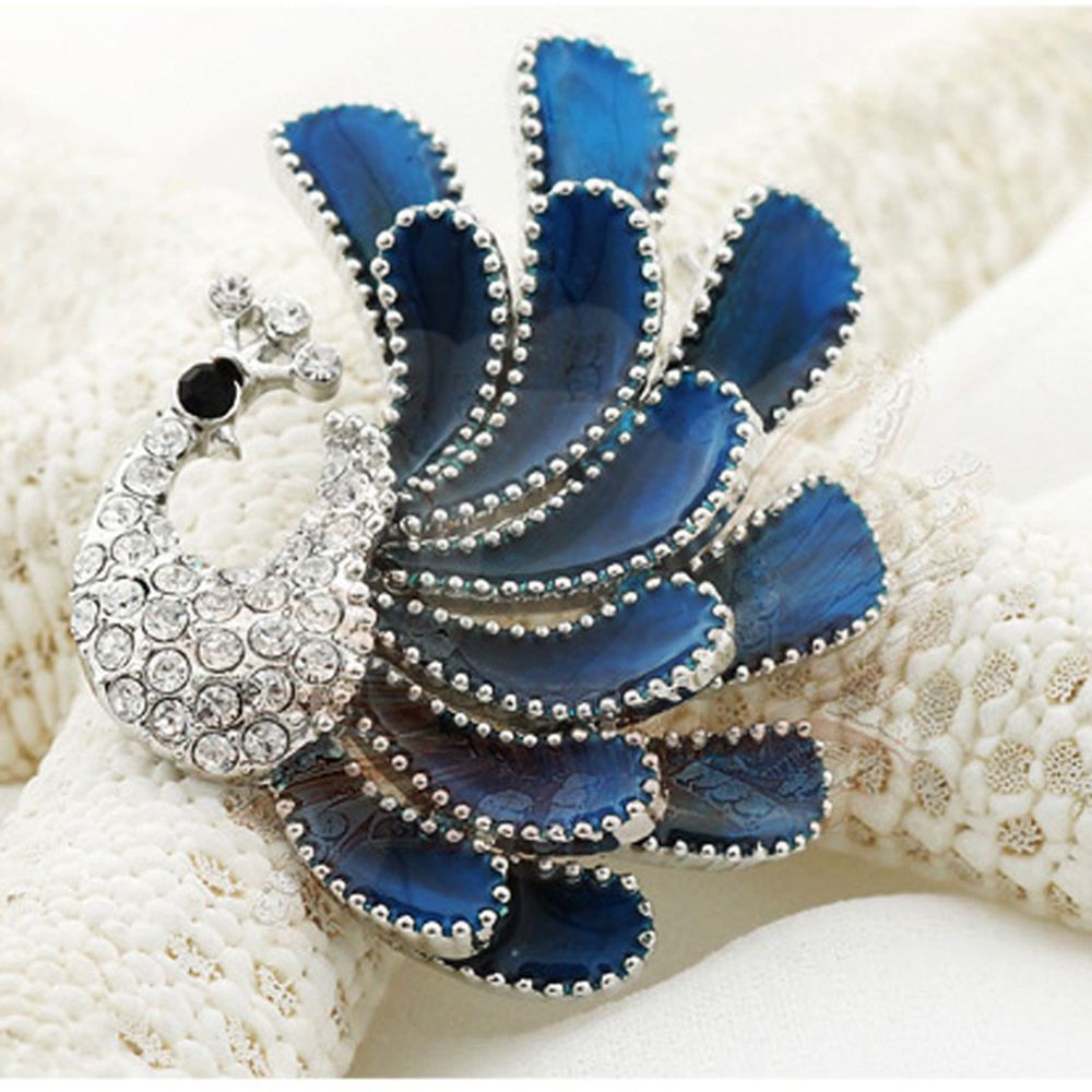Pin Animal Rhinestone Elegant Gift Bird Brooch