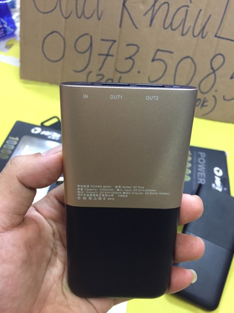 Sạc pin dự phòng hàng Viptex 10000mAh đảm bảo đủ dung lượng 100%