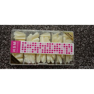 Móng úp HSM form nhọn đục trơn ( hộp 500m)
