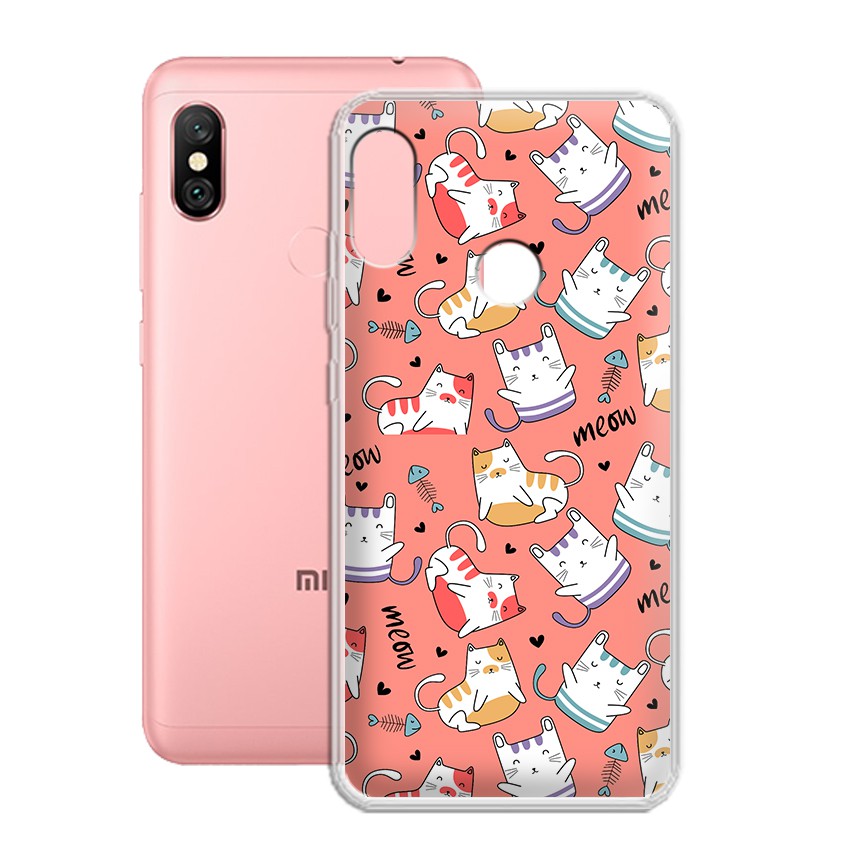 [FREESHIP ĐƠN 50K] Ốp lưng Xiaomi Redmi 6 pro in hình hoa cỏ mùa hè độc đáo - 01130 Silicone Dẻo