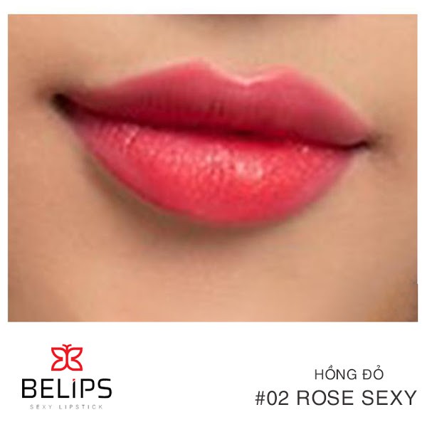 Son Thỏi Rose Sexy Màu Hồng Đỏ - Son Lì Sexy Lipstick Belips 3,7G