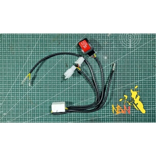 Mạch tắt máy tạm thời exciter150 2018 gắn nút đỏ sh 300i