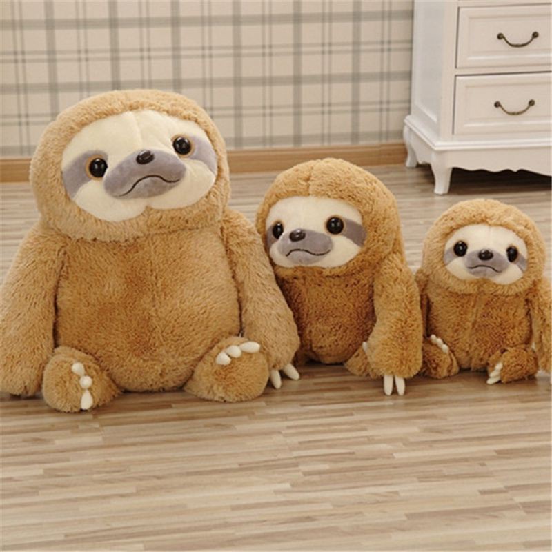 Thú nhồi bông hình con lười 70cm mềm mại quà cho bé trang trí phòng ngủ tùy chọn màu sắc