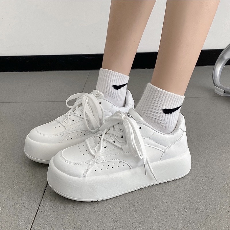 GIÀY SNEAKER S11 ĐẾ BÁNH MÌ 4CM PHONG CÁCH HÀN QUỐCW
