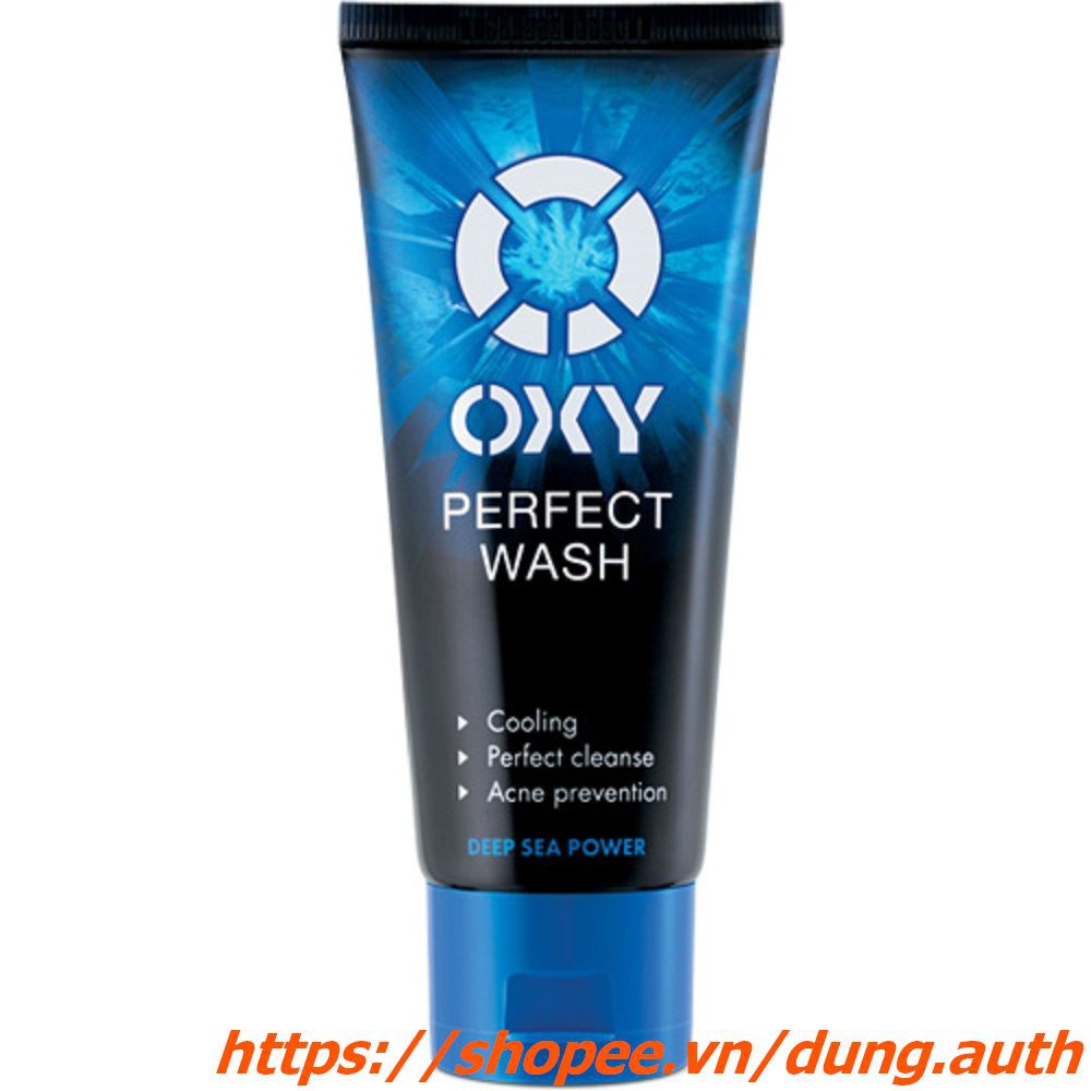 Kem sữa rửa mặt Oxy perfect wash 100g cực mát lạnh, ngừa khuẩn mụn