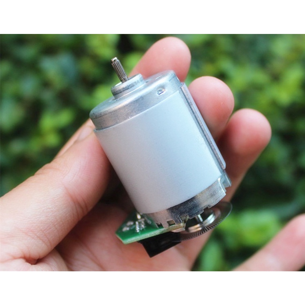 Động Cơ Đo Tốc Độ 385 DC12V Kèm Bộ Mã Hóa Quang 96 Dòng Diy