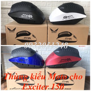 THÙNG GIỮA ĐI PHƯỢT THÙNG ĐỒ KIỂU MOTO EXCITER 150 MOTOART - Đồ Chơi Xe Máy