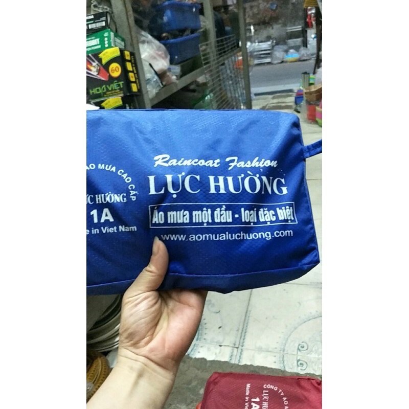 Áo mưa 1 đầu loại 1 Lực Hường vải dù, chất dày, dai, đường khâu chắc chắn, chuyên nghiệp, không thấm nước