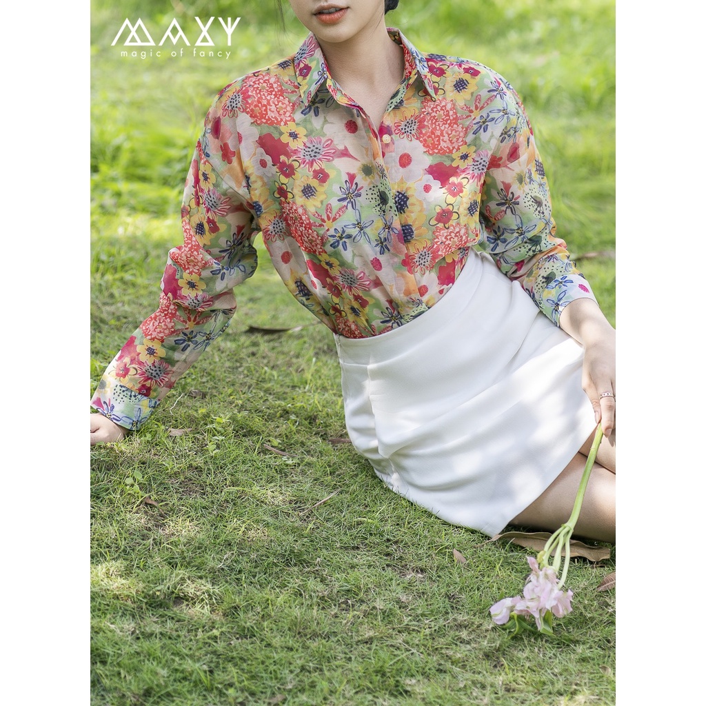 Áo sơ mi họa tiết hoa floral shirt Maxy Workshop