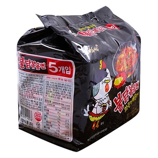 Lốc 5 gói mì Samyang hàn quốc Vị truyền thống đen 140gr