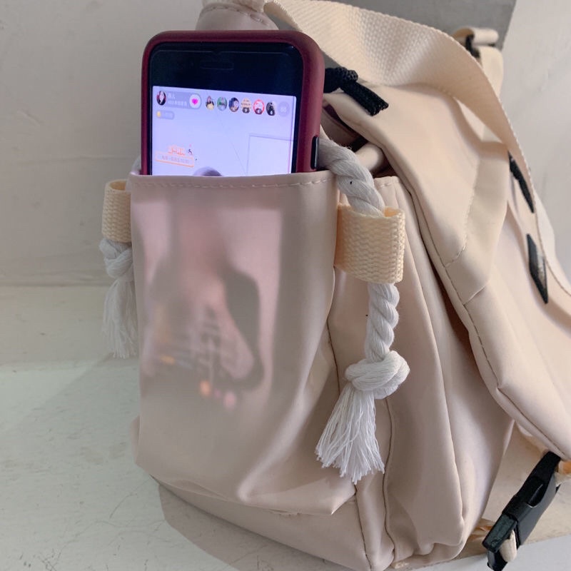 Túi đeo chéo vải chống thấm unisex nam nữ ulzzang vừa a4