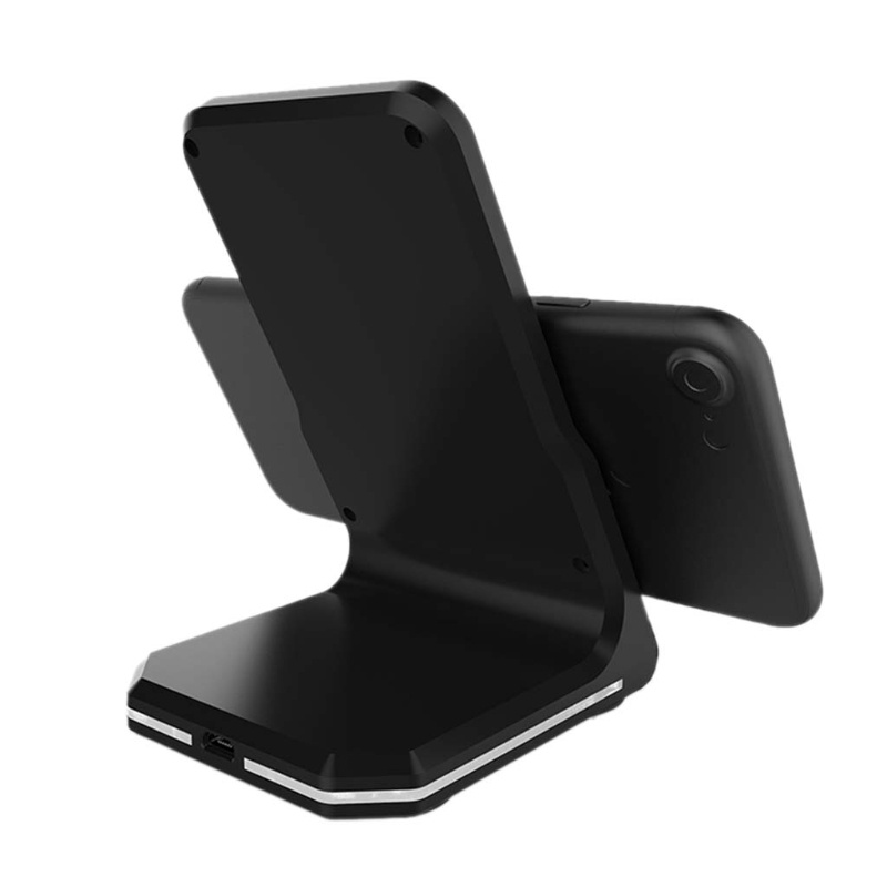 Đế Sạc Nhanh Không Dây Qi 10W Kiêm Giá Đỡ Điện Thoại