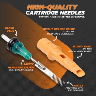 Kim xăm đầu đạn ARTFLY (M1) , hộp 20 cây
