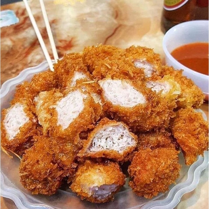 Nem chua rán phố cổ vỏ giòn, nhân thịt không độn rau bột, hàng chưa lăn bột  chiên ( hộp 25c ) - Thực Phẩm Chế Biến Sẵn | Bachhoa.Extra.vn