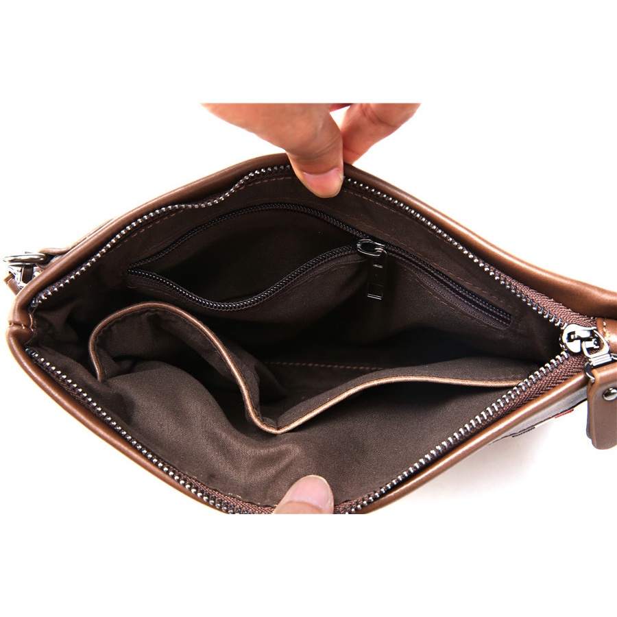 Ví Clutch Cầm Tay Nam Thời Trang Cao Cấp Da Pu Bền Đẹp Sang Trọng Nhiều Ngăn Tiện Lợi Để Điện Thoại Ipad Ví Tiền