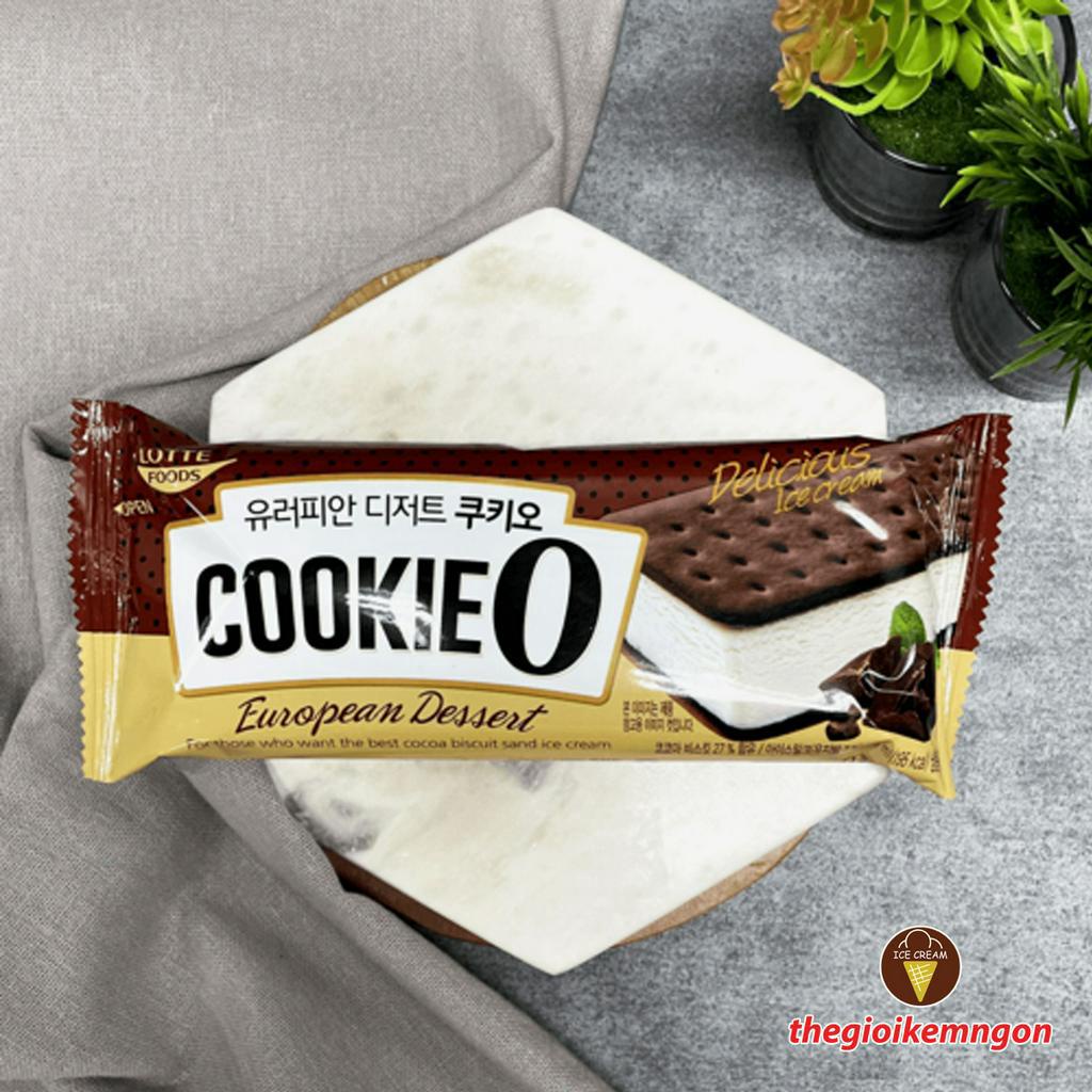 Kem bánh quy Lotte Cookie O Hàn Quốc