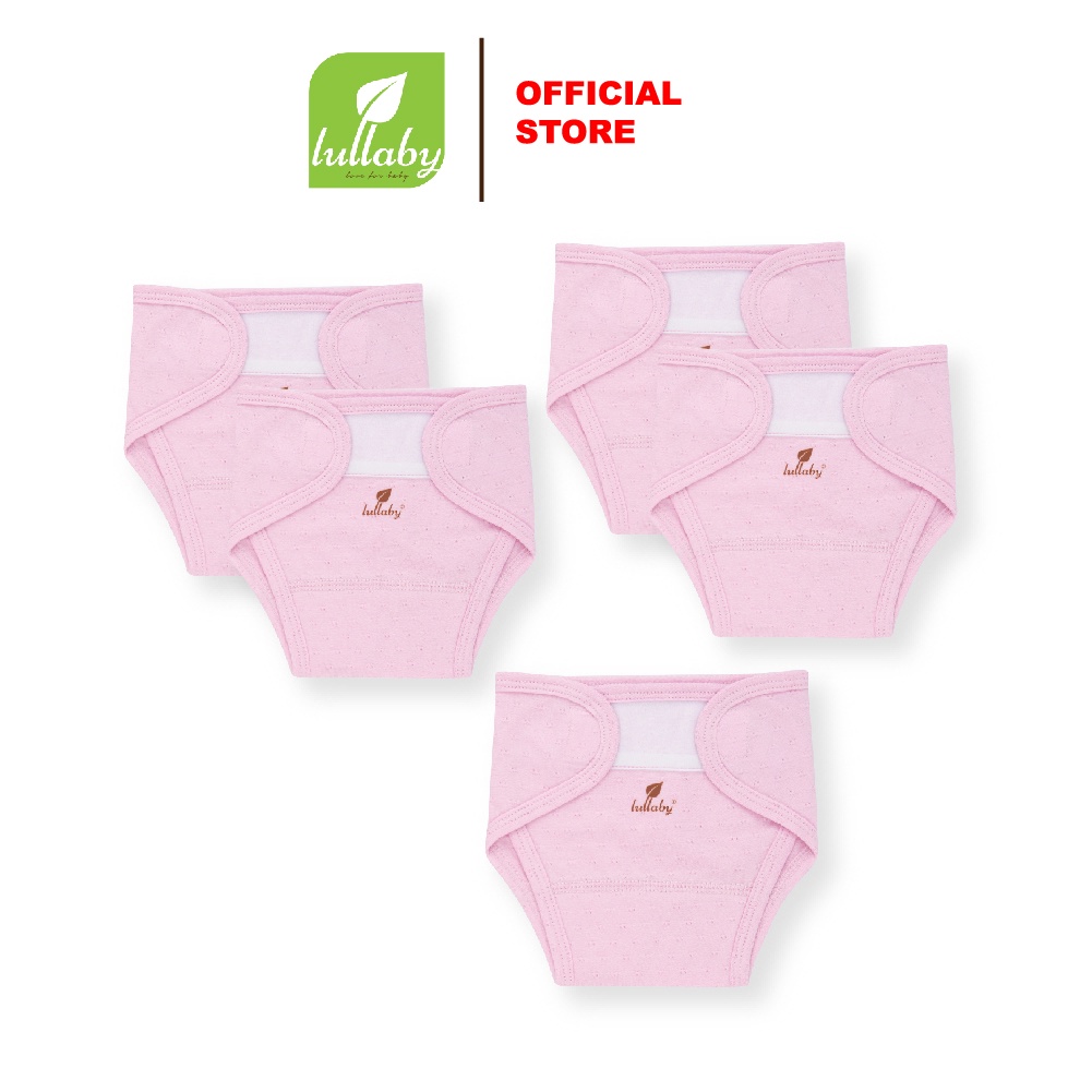 Lullaby quần đóng bỉm vải bé gái NH328M (Set 4 chiếc)