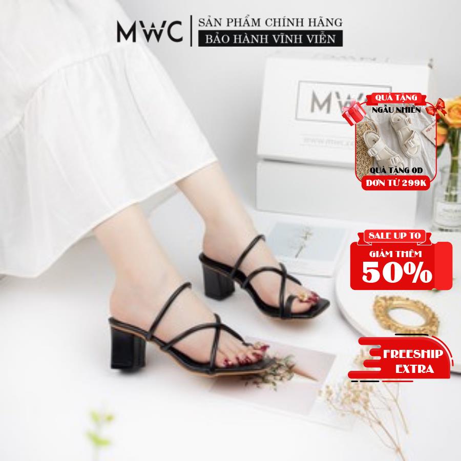 GUỐC CAO GÓT NỮ MWC- GUỐC CAO GÓT QUAI DÂY MẢNH- GUỐC CAO GÓT ĐẾ VUÔNG 5CM-GUỐC CAO GÓT XỎ NGÓN NUCG-3945