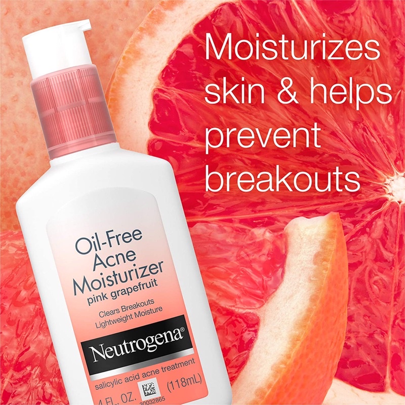 Kem dưỡng Neutrogena Oil Free Acne Moisturizer Pink Grapefruit