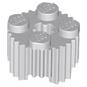 Gạch Lẻ Hàng Mới Brick, Round 2 x 2 with Axle Hole and Grille / Fluted Profile