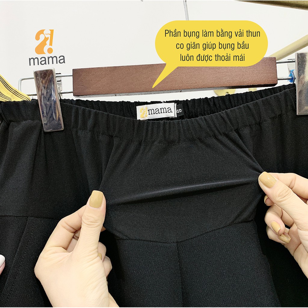 [Mã BMBAU50 giảm 7% đơn 99K] Quần bầu baggy công sở 2MAMA big size chất đẹp - V13