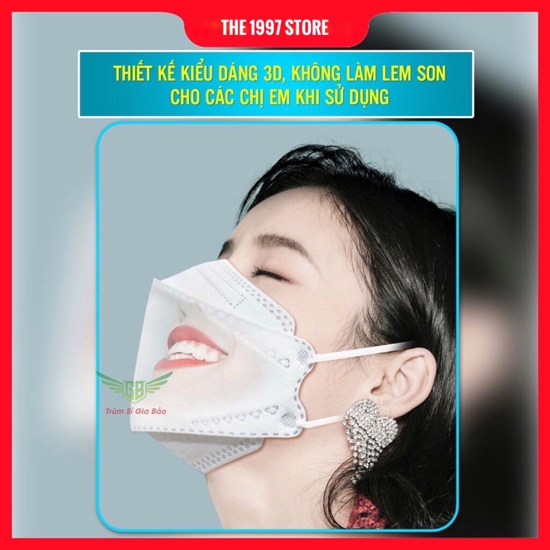 Khẩu Trang Kháng Khuẩn 4D Mask Cao Cấp ,Sản Xuất Theo Công Nghệ Hàn Quốc (Có giấy kiểm định)