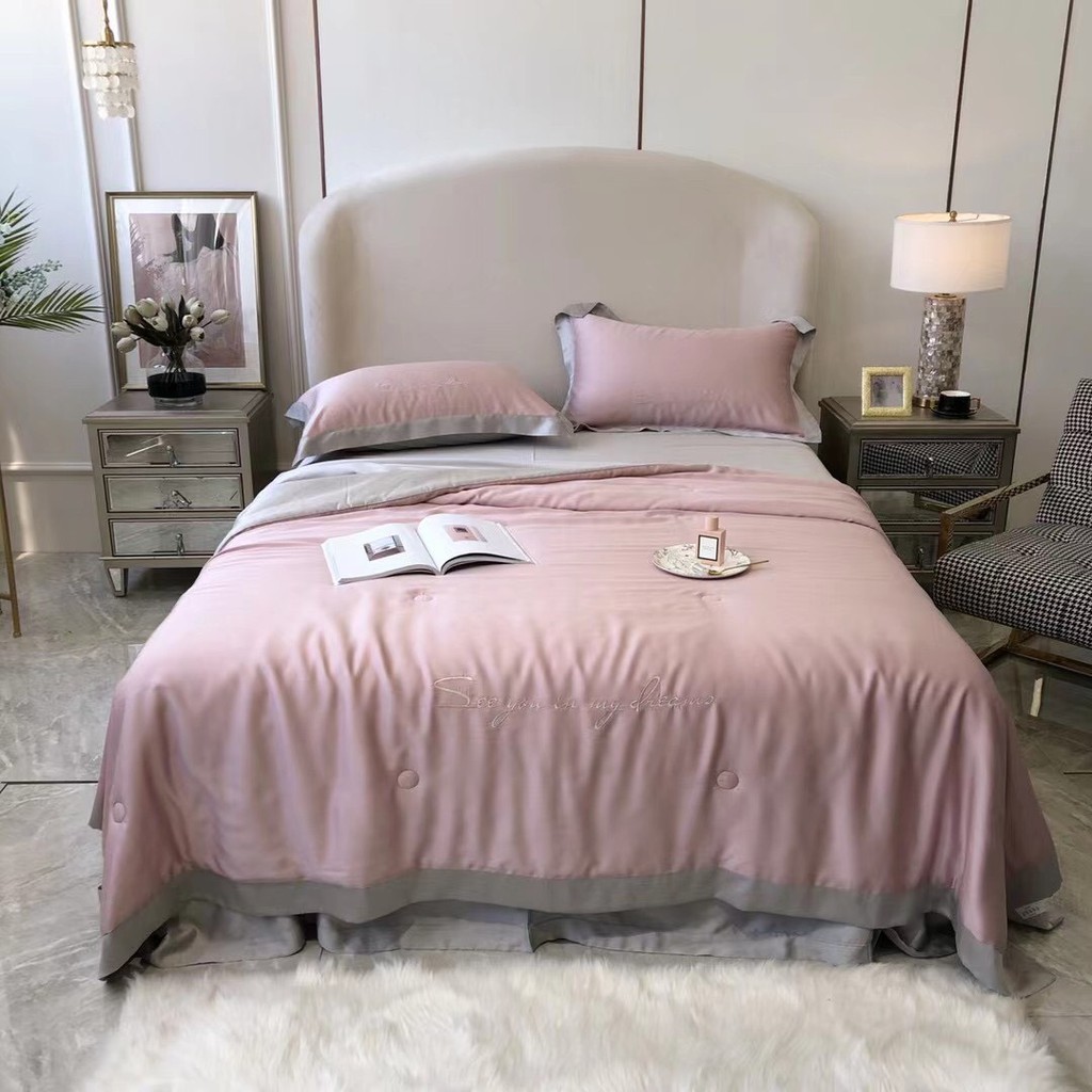 Drap bọc chăn ga lụa Tencel sợi 100s