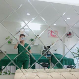 Đồng phục spa (xanh cổ vịt)
