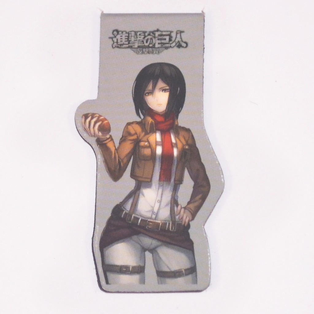 [Thanh Lý Bán Lỗ] Bộ 6 Bookmark nam châm anime đánh dấu sách anime - Attack on Titan [PKA] [KS25]