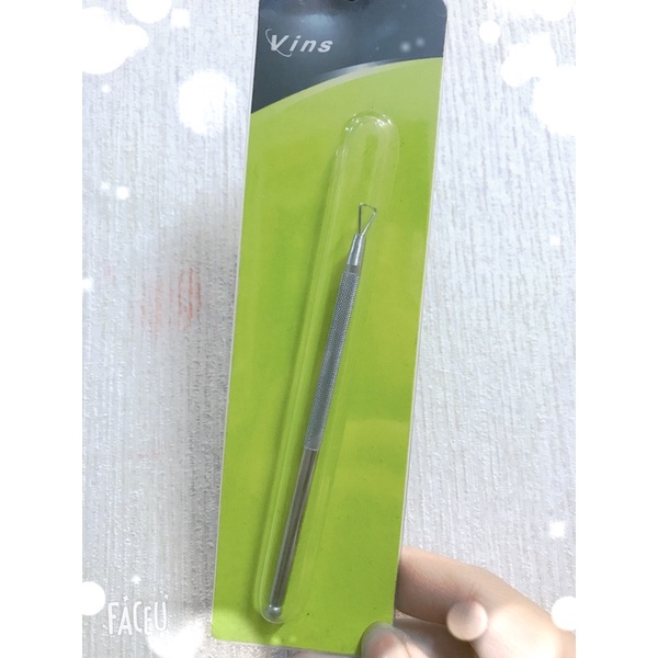 Cây đẩy da chết lấy khoé , cây cạo sơn gel inox