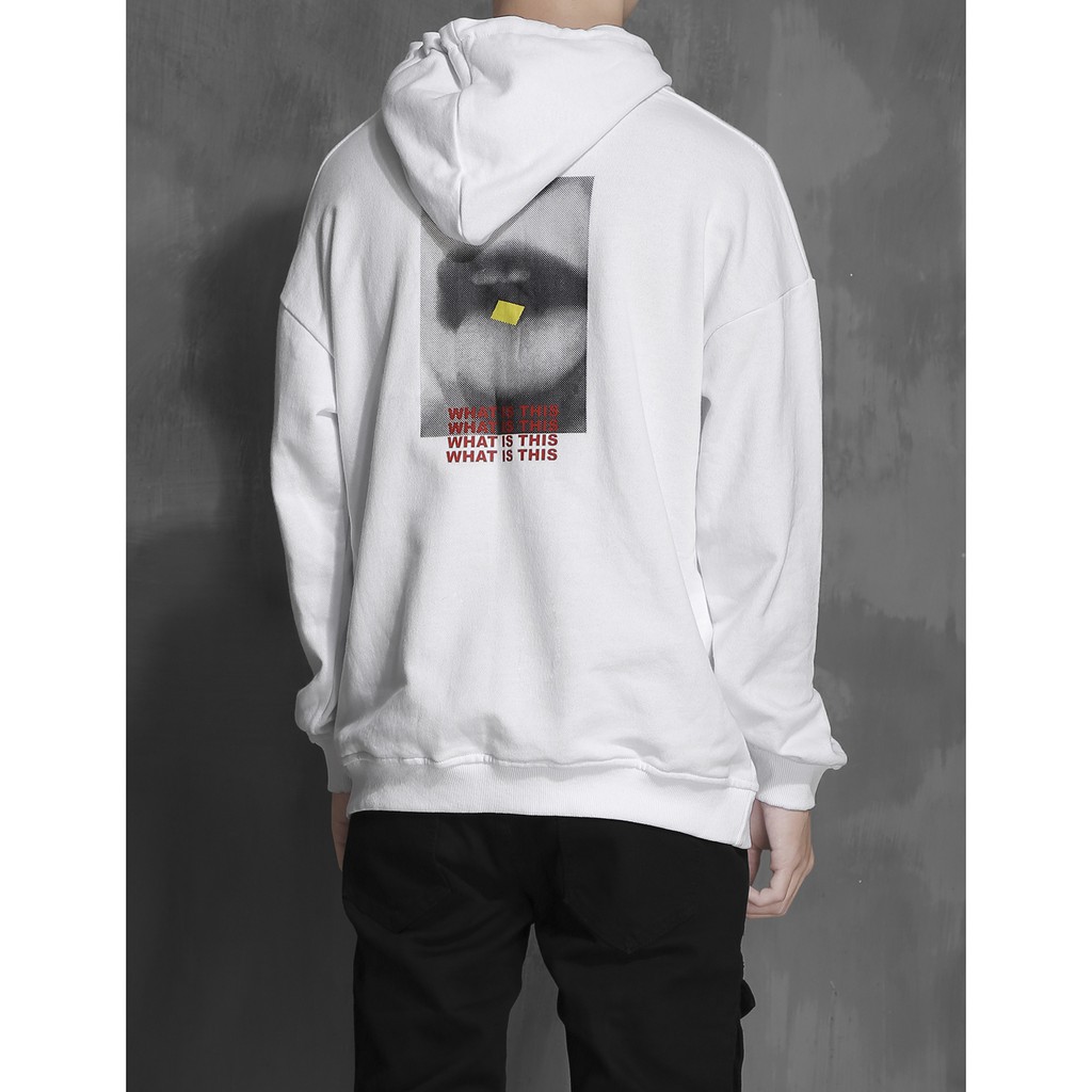 Áo Hoodie What Is This Chất Liệu 100% Cotton Da Cá Form Thoải Mái Unisex